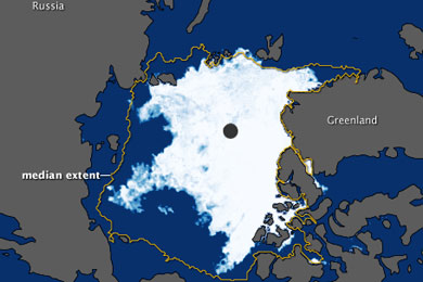 mínimo superficie hielo ártico 2010
