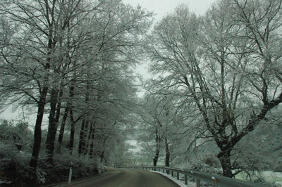 Nieve en Alfarnate