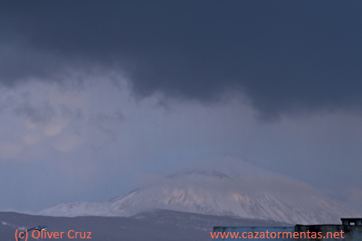 Teide nevado por Óliver Cruz