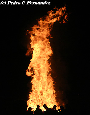 Bonfire of Saint John in Salobreña, 2010.