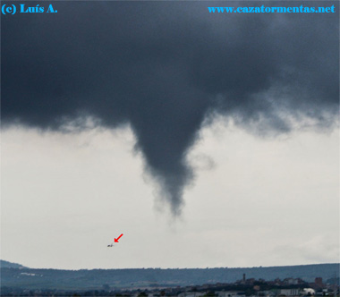 Tornado cerca de Sant Jordi, Palma de Mallorca.