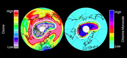 La capa de Ozono del Ártico disminuye alarmantemente