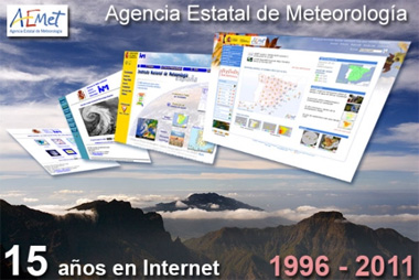 La web de la Agencia Estatal de Meteorología cumple 15 años