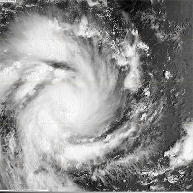 Imagen visible del ciclón tropical GIOVANNA, 6 UTC.
