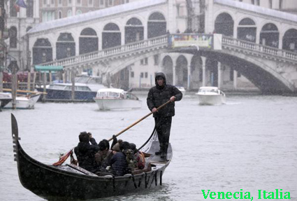 Venecia bajo la nieve