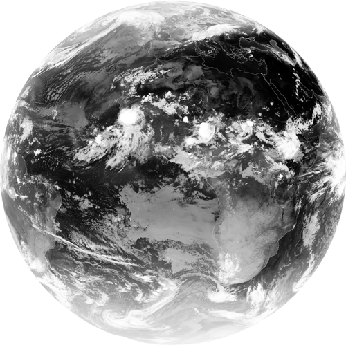 Imagen infrarroja, 20.07.12, 06 UTC. Crédito: EUMETSAT / Dundee.