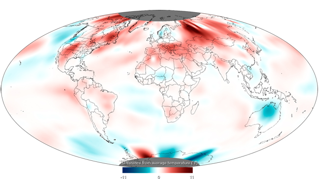 Informe climático de la Tierra. Junio de 2012