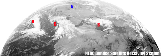 Imagen en modo infrarrojo, 02.03.13, 06 UTC.
