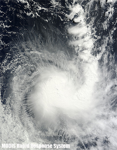 Imagen visible a color natural de la tormenta tropical VICTORIA, 11.04.13.