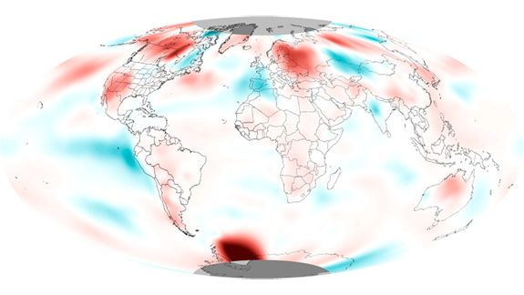 Informe climático de la Tierra. Junio de 2013, el quinto más cálido de la historia