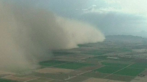 Tormenta de arena (o Haboob) en Arizona, Julio de 2013