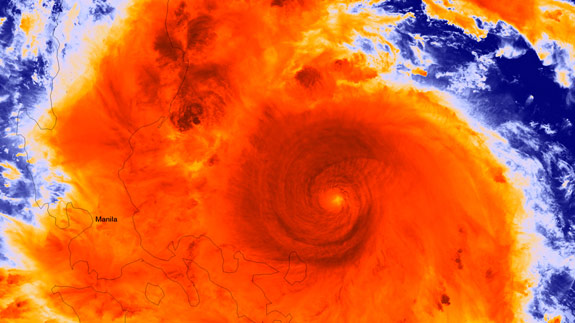El tifón Utor pone en alerta al Sur de China