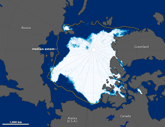 13-09-13: la banquisa ártica alcanza su mínimo de 2013. Consideraciones sobre la preocupante tendencia