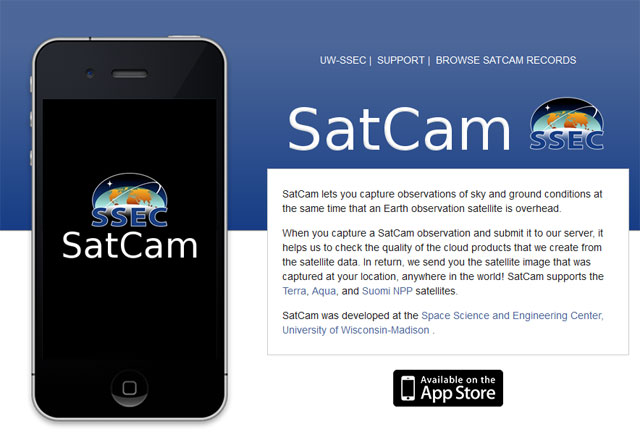 SatCam app