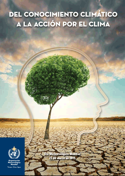 Cartel promocional del Día Meteorológico Mundial de 2015.