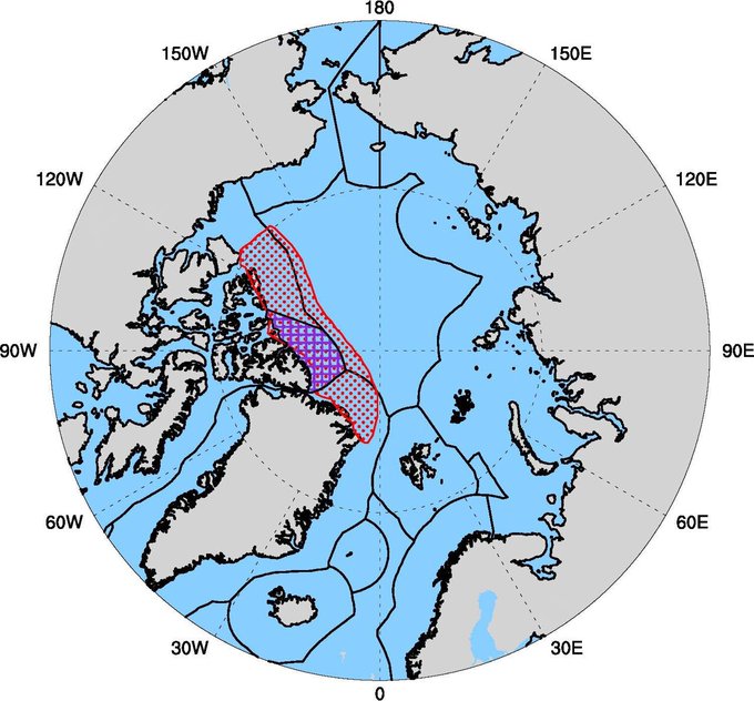 última zona hielo Ártico